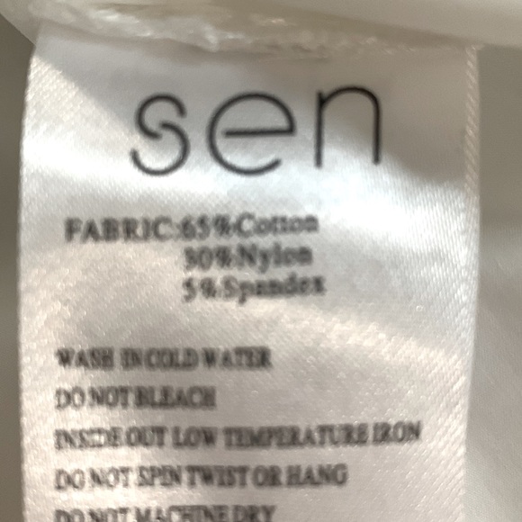 Sen White Blouse NWOT - Picture 10 of 10